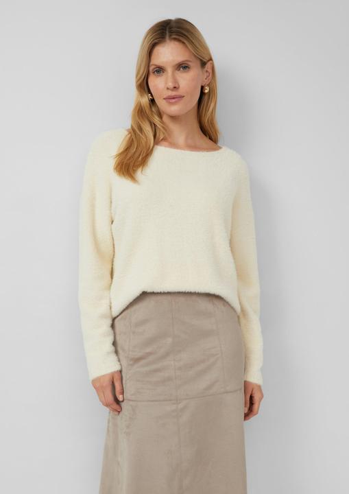 Image du produit s.Oliver Strickpullover Flauschiger Pullover mit U-Boot-Ausschnitt (40)