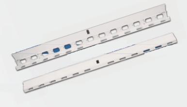 Actual product image Wirewin 19" 42U Vert cable management rails