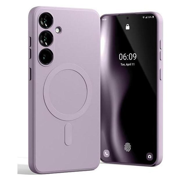 Mercury MagSafe Semi-Silicone G921 lilipaars /lila paars (Samsung Galaxy S24), Smartphonehoes, Paars