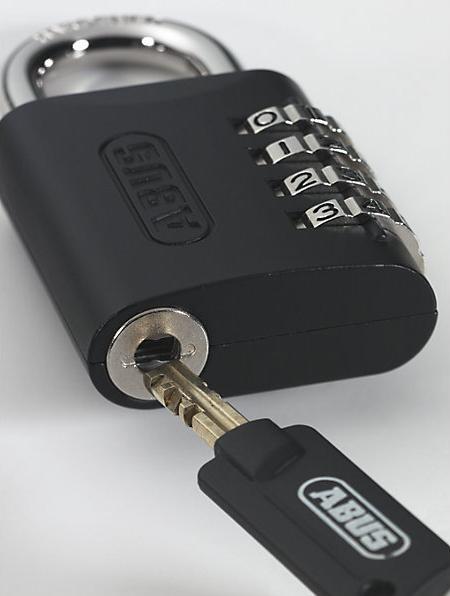 Actual product image Abus combination lock