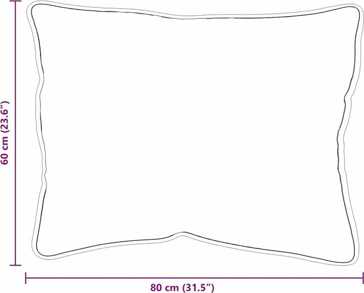 Produktbild vidaXL Kopfkissen (60 x 80 cm)