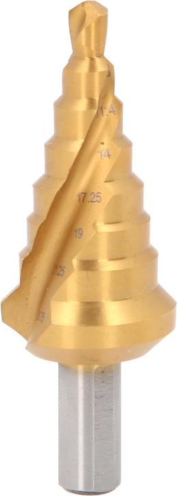 Actual product image KS Tools HSS-TiN step drill (26.8 millimetres)