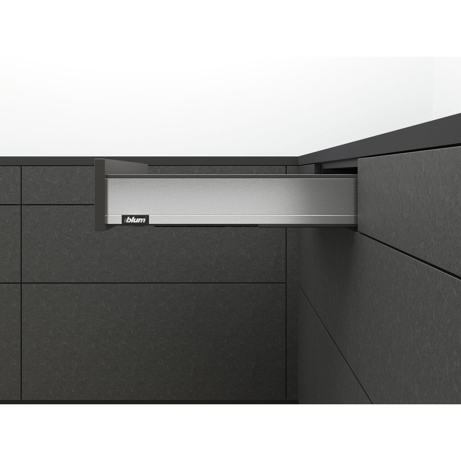 Blum, Schubladenauszüge, LEGRABOX special edition Dekorelement Höhe M, NL 400 mm, INOX