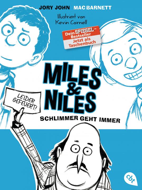 Immagine prodotto Miles & Niles - Schlimmer geht immer (Tedesco, Alexandra Ernst, Jory John, Mac Barnett, Kevin Cornell, 2020)