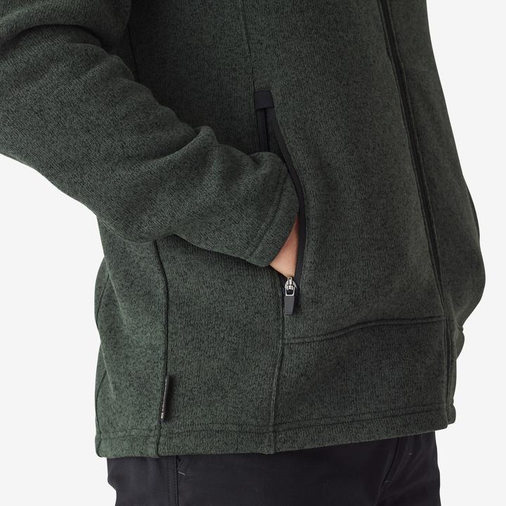 Produktbild Solognac Fleecejacke 500 Kapuze warm grün (XL)