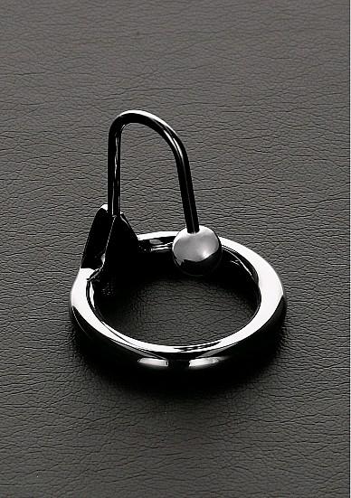Actual product image Triune Lock N Load - Glans Ring Cum Stopper - Stainless Steel (10 cm)