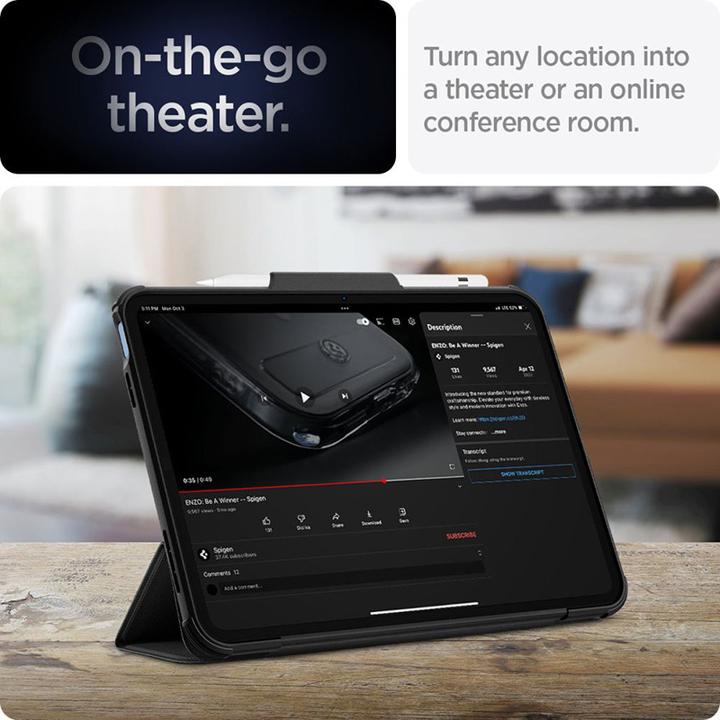 Productafbeelding Spigen RUGGED ARMOR "PRO" IPAD 10.9 2022 ZWART (iPad 10.9 (2022))