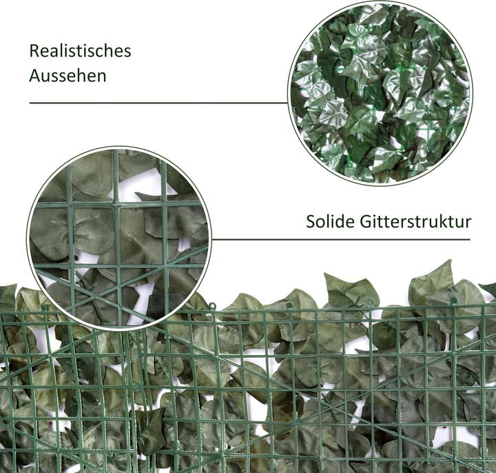 Actual product image Outsunny Artificial hedge (240 cm)