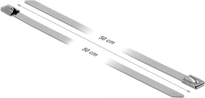 Produktbild Delock Kabelbinder 50cm (Packung mit 10) (Kunststoffkabelbinder, 500 mm, 10 Stk.)