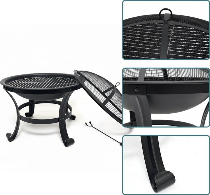 Produktbild Relaxdays Feuerschale (55 cm)