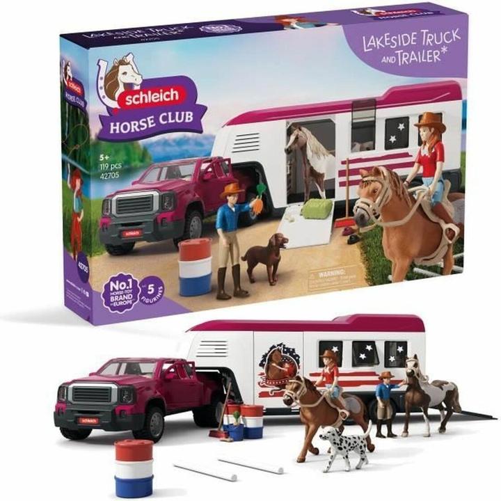 Actual product image Schleich Lakeside Truck mit Anhänger