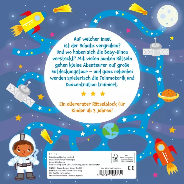 Produktbild Ravensburger Mein allererster Rätselblock - Lieblingsrätsel (Deutsch, Lisa Regan, 2022)