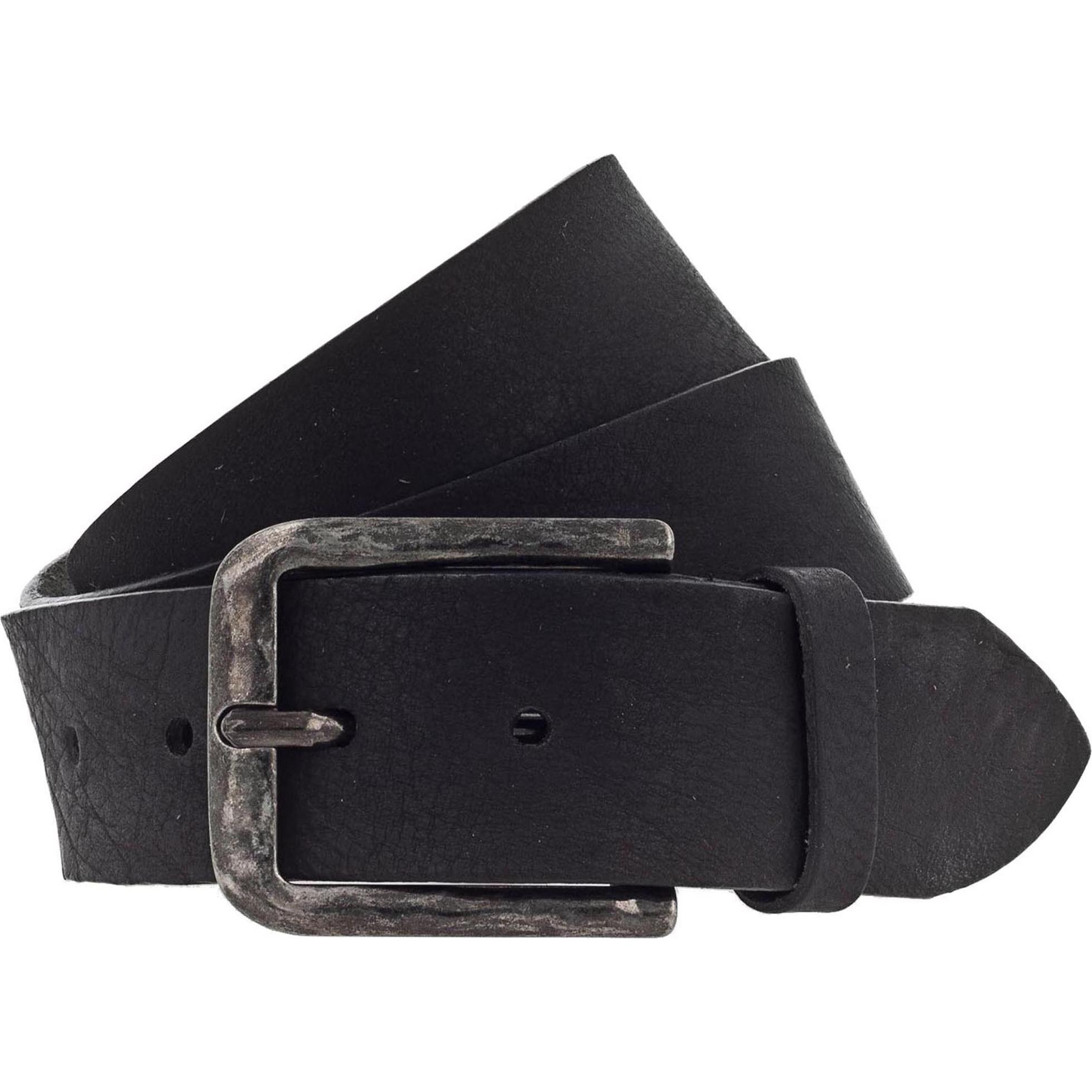 Vanzetti, Herren, Gürtel, Gürtel Leder, Schwarz, (105)