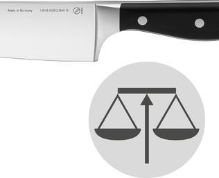 Actual product image WMF Knife advantage set 6-piece SPITZENKLASSE PLUS with FlexTec knife block black