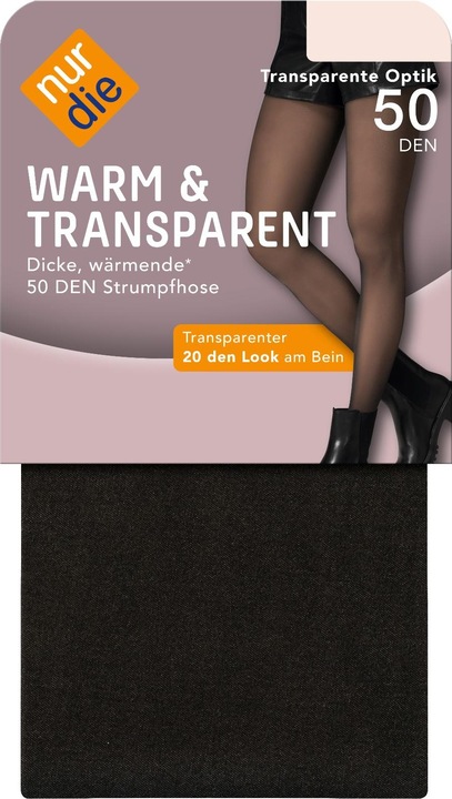 Immagine prodotto Nur Die Warm & Transparent (50 DEN, 44 - 48)
