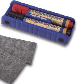 Actual product image Magnetoplan Board eraser with board markers