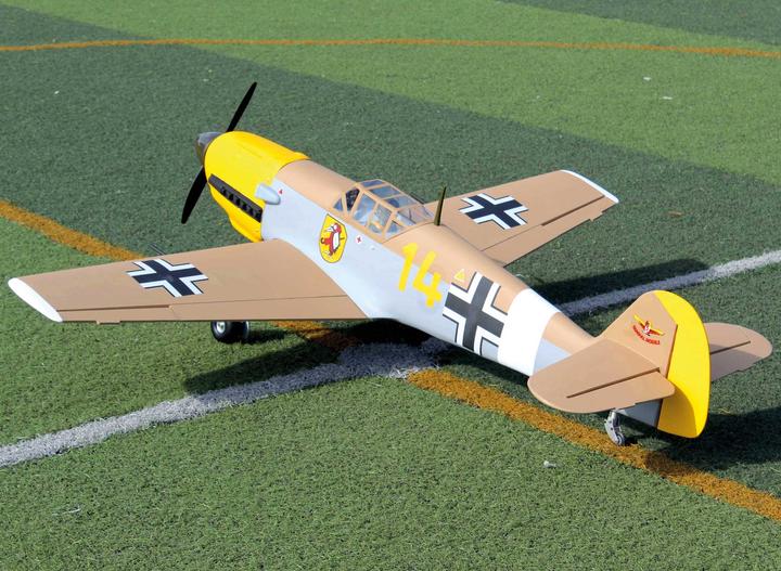 Actual product image Seagull Models SG-Models ) Messerschmitt Bf-109 (ME-109) 63,9" WITHOUT retractable landing gear ARF (Warbird)