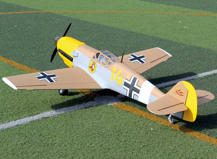 Actual product image Seagull Models SG-Models ) Messerschmitt Bf-109 (ME-109) 63,9" WITHOUT retractable landing gear ARF (Warbird)