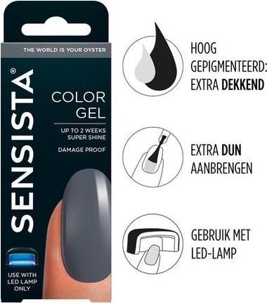 Actual product image Sensista Color Gel The World Is Your Oyster - Grey