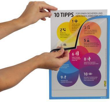 Produktbild Ultradex Magnetrahmen Infotasche DIN A4 magnetisch 5 St./Pack (5 x)