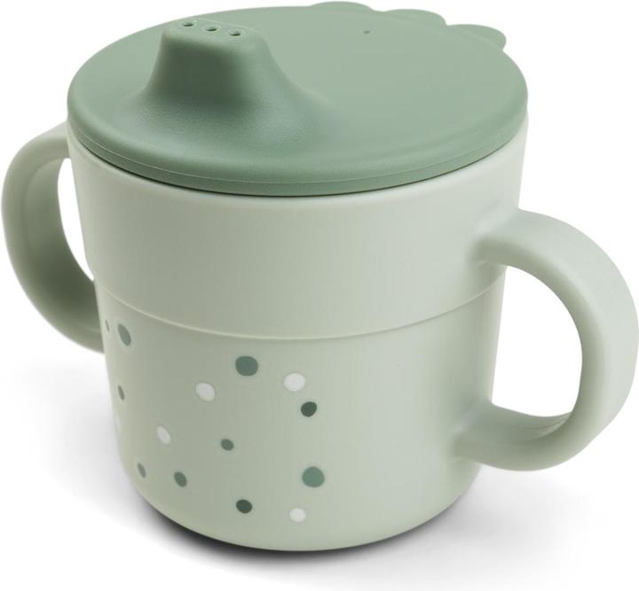 Done by Deer Trinklernbecher Foodie Happy dots Grün