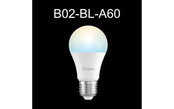 Produktbild Sonoff Smart LED Wifi bulb B02-BL-A60 (E27, 806 lm, 1x)