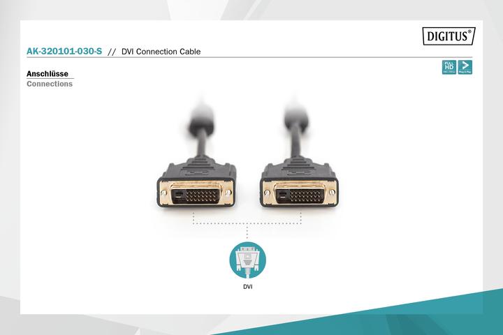 Immagine prodotto Digitus Dvi — Dvi (3 m, DVI)