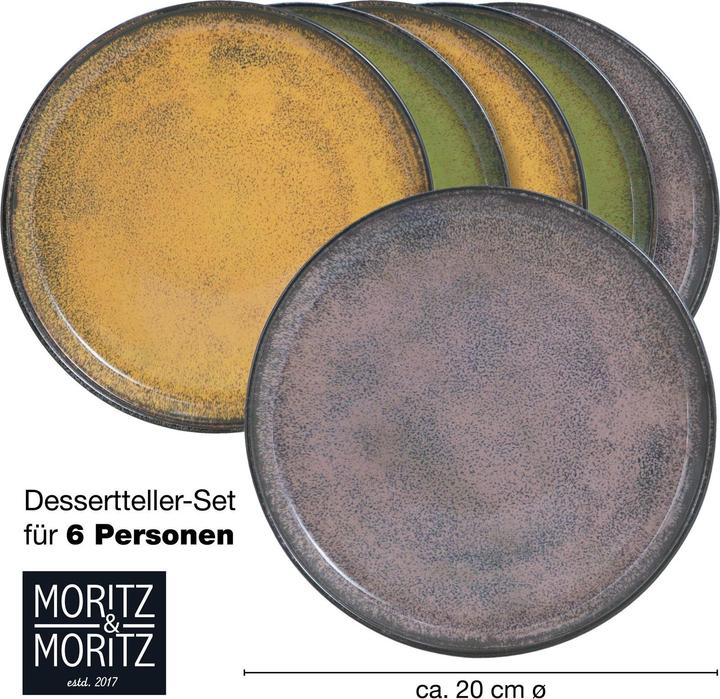 Moritz & Moritz VIDA Dessertteller (6x, 20 cm)