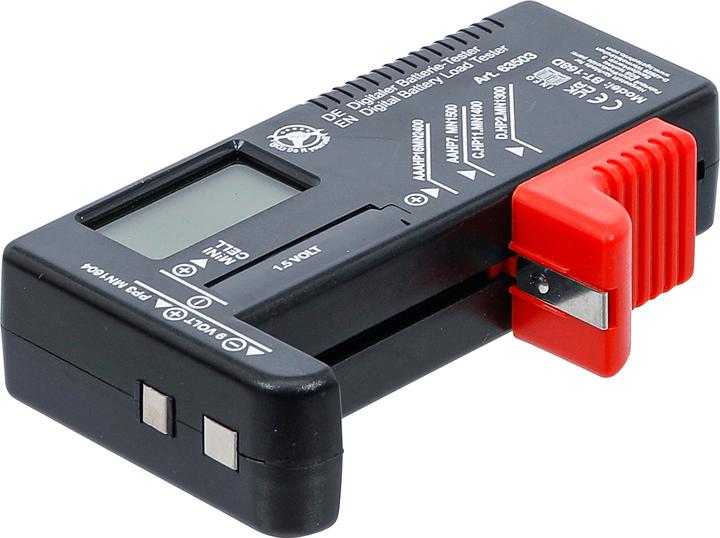 BGS Digitale batterijlaadtester | 1,5V / 9V