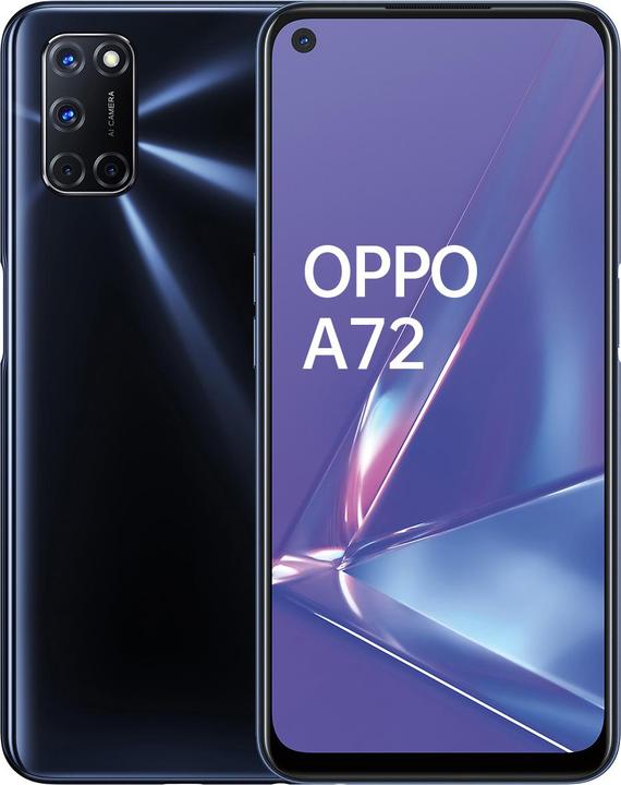 OPPO A72 (128 GB, Twilight Black, 6.50", Dual SIM, 48 Mpx, 4G)