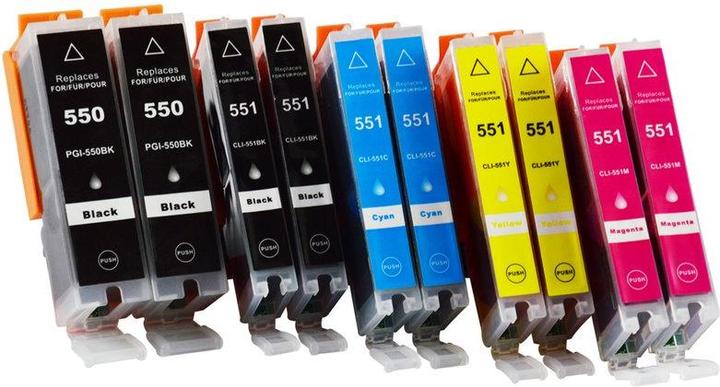 Image du produit Hermex Cartouches d'encre compatibles Canon Pixma MX 925 (M, C, Y, PGBK, CF)