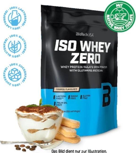 Produktbild Biotech USA Biotech Iso Whey Zero 500g Beutel Tiramisu (Tiramisu, 1 Stk., 500 g)