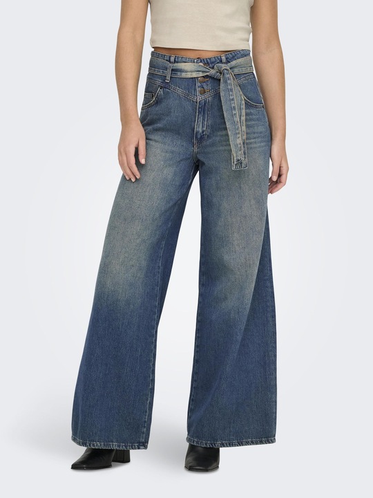 Actual product image Only ONLJOELLE Hohe Taille Weiter Beinschnitt Jeans Jeans mit weitem Bein (W30/L32)