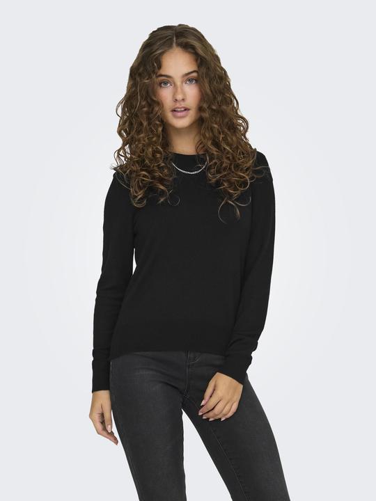 Actual product image Only Regular fit Round neck Ribbed cuffs Pullover Knitted jumper (L)