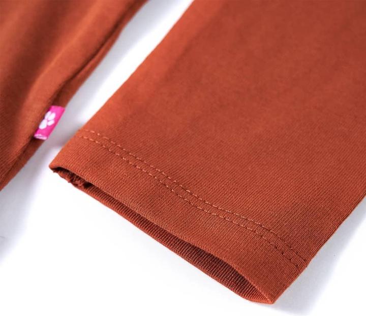 Immagine prodotto vidaXL Camicia da bambino a maniche lunghe Cognac 140,Materiale: 95 % cotone. 5 (140)