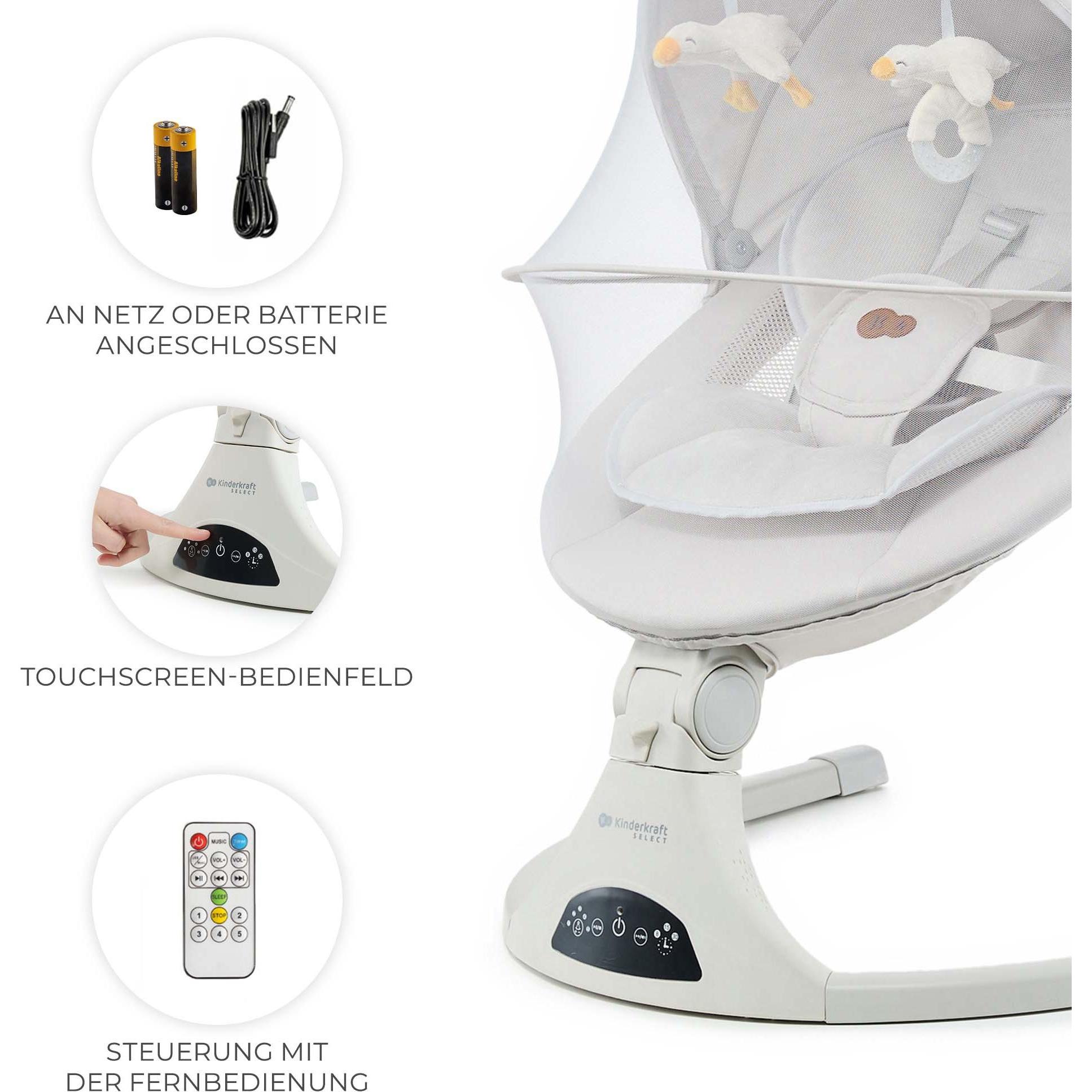 KinderKraft Rocker-bouncer TULSY beige