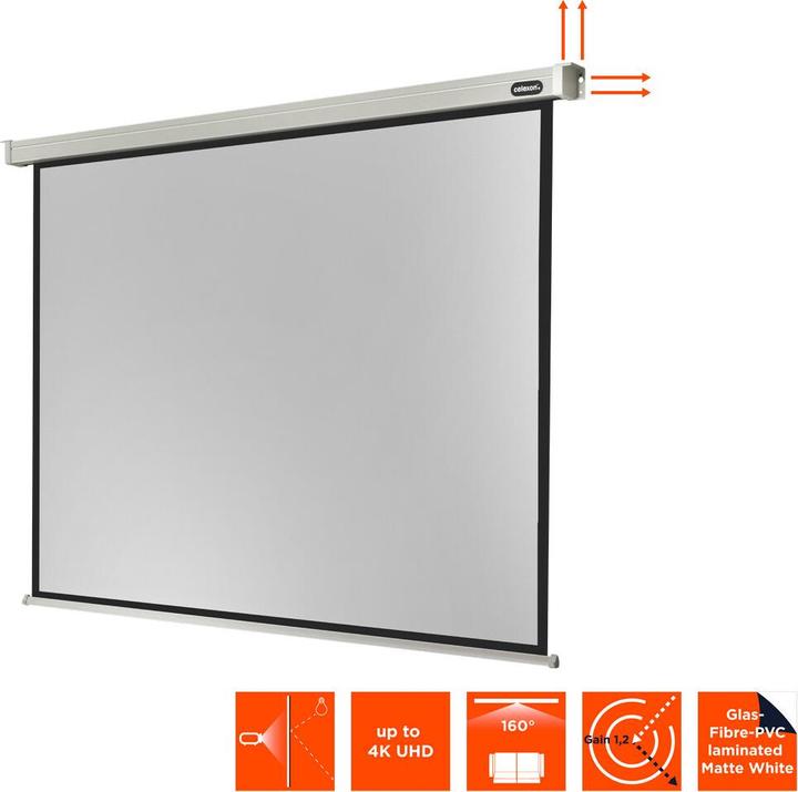 Produktbild Celexon Professional electric - Leinwand - Deckenmontage möglich, geeignet für Wandmonta (72.44", 4:3)
