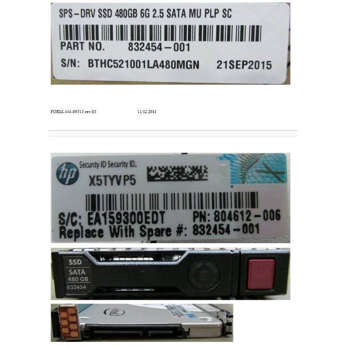 Thumbnail - HPE DRV SSD 480GB 6G 2.5 SATA MU (480 GB, 2.5"), SSD