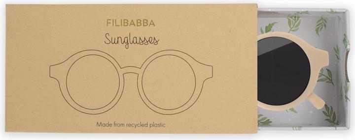Immagine prodotto Filibabba Occhiali da sole per bambini in plastica riciclata 4-7 anni - Mandorla tostata