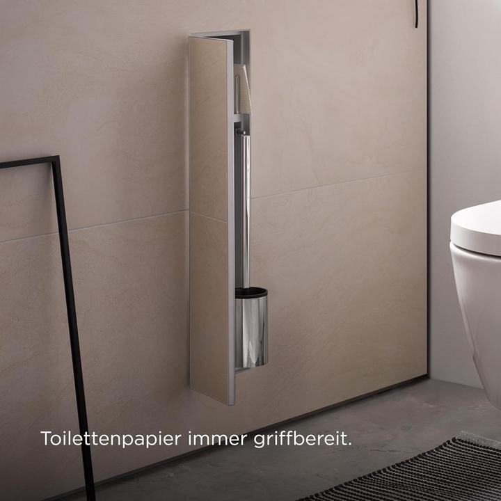 Produktbild Emco WC-Modul ASIS PLUS UP 658x154mm Türanschlag links Aluminium