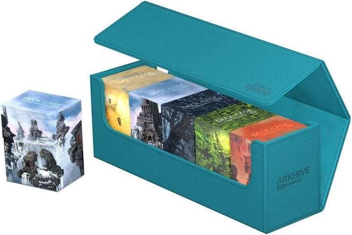 Produktbild Ultimate Guard Kartenbox XenoSkin Arkhive Monocolor 400+ Petrolblau