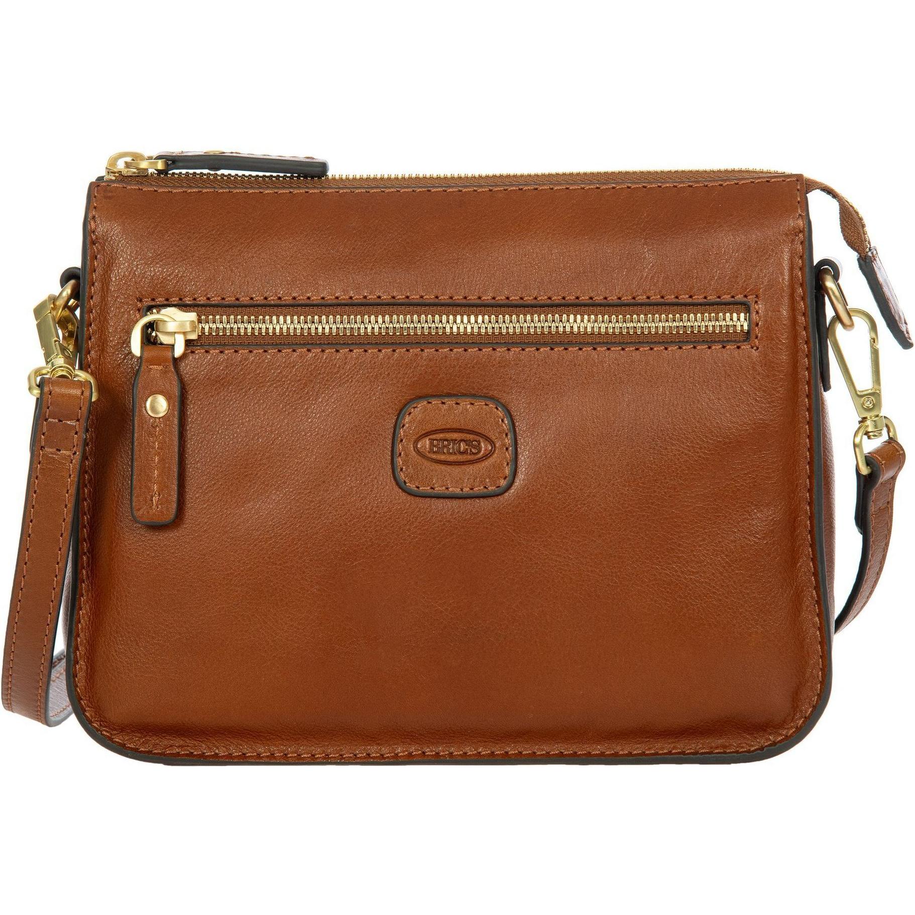 Brics, Handtasche, Volterra Umhängetasche Leder 23 cm, Braun
