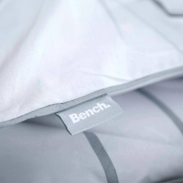 Actual product image Bench Bed linen "grey/striped" "Made in Green" (70/90+140/200 cm) (Bedding set, 140 x 200 cm, 70 x 90 cm)