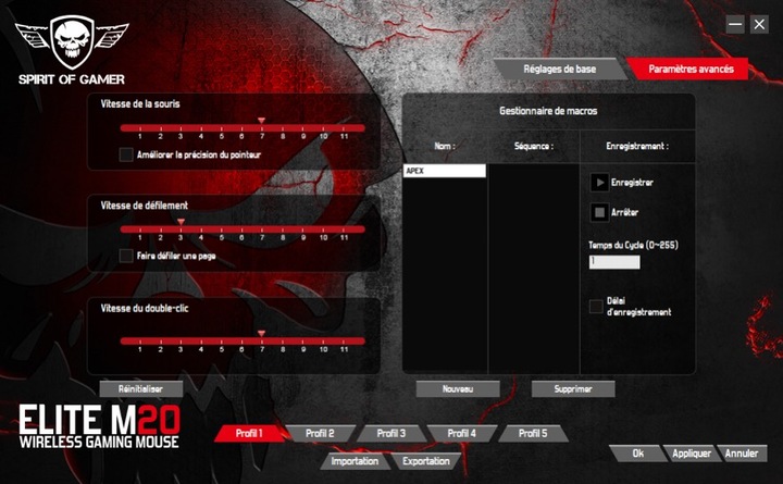 Actual product image Spirit Of Gamer Elite M20 (Wireless)