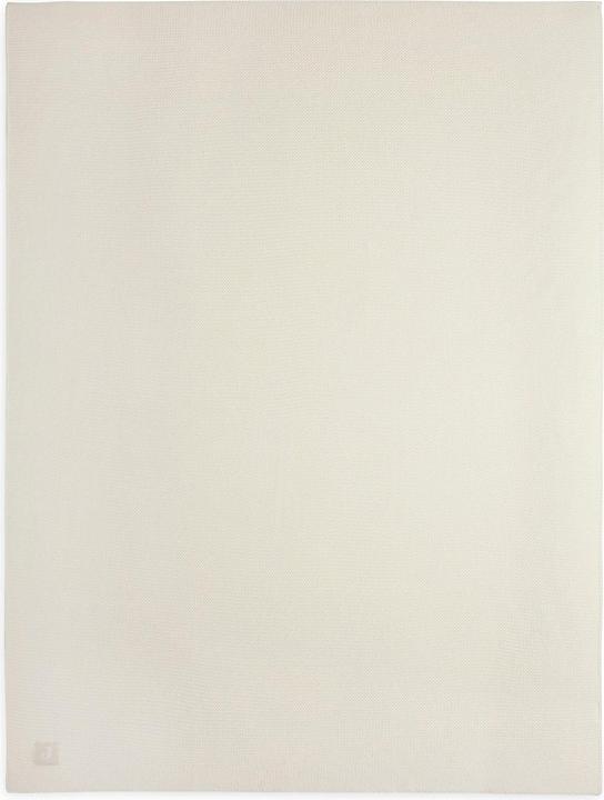 Actual product image Jollein - Deken Ledikant 100x150cm Basic Knit - Dekentje Baby - Ivory (100 x 150 cm)
