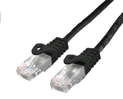Actual product image C-Tech patchcord Cat6 cable, UTP, black, 0.5m (UTP, CAT6, 0.50 m)