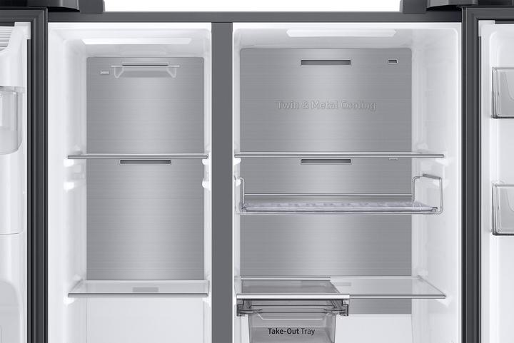 Actual product image Samsung RS6GCG885DB1EG (stainless steel (dark), AI Energy Mode, Metal Cooling, fixed water connection) (634 l)