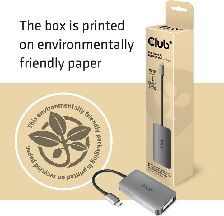 Actual product image Club 3D CAC-1510-A (DVI, 8.50 cm)