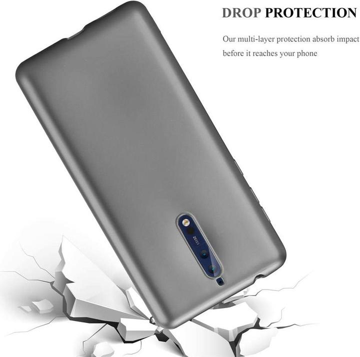 Actual product image Cadorabo Bumper TPU Matt Metallic (LG K8 2017)