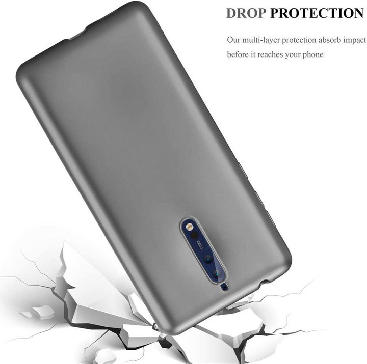 Produktbild Cadorabo TPU Matt Metallic Hülle (LG K8 2017)